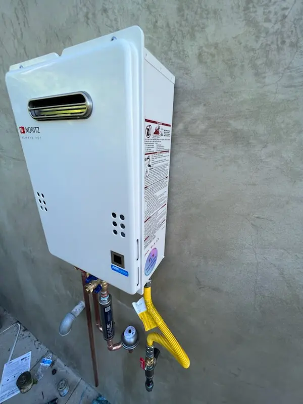 Tankless water heater installation for Knolls West homes